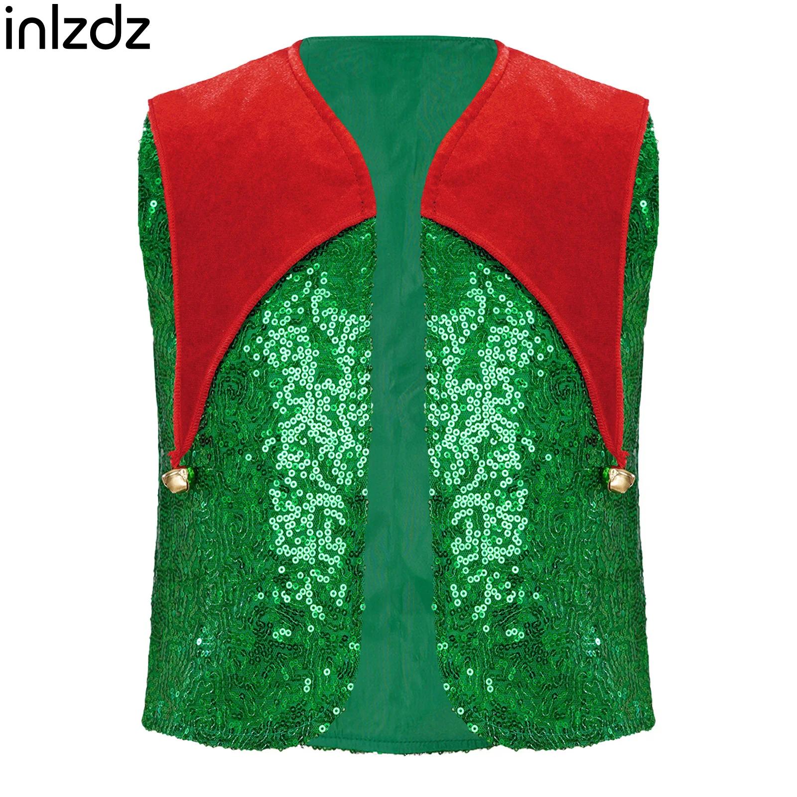 Elf Costume Christmas - Gilet da Elfo di Natale Unisex