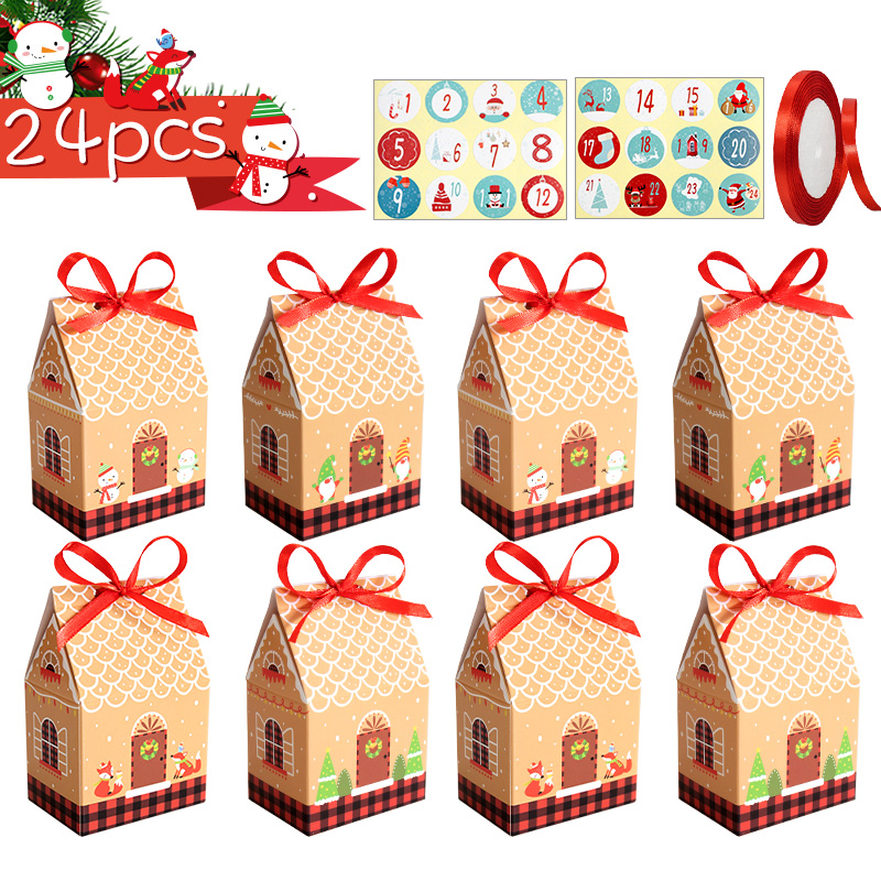 Advent Calendar Gift - 24 Set di Scatole Regalo a