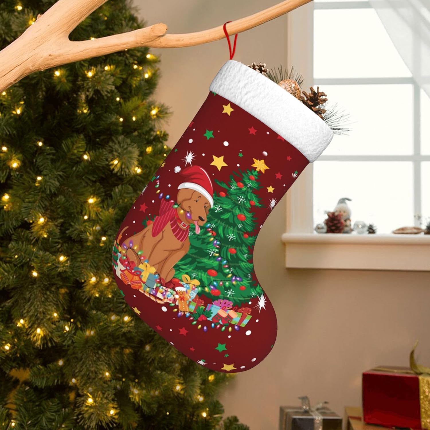 Christmas Stocking Hanging - Calze natalizie da appendere al camino