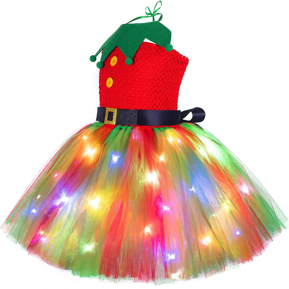 Abito tutù natalizio Abito da  - Elf Costume Christmas recensione e prezzo