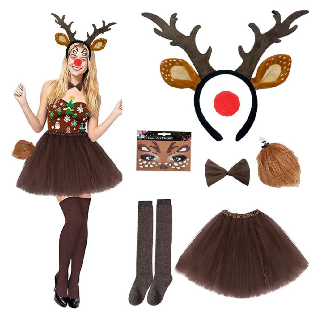 Cerchietto Natalizio con Corna - Reindeer Antlers Headband recensione e prezzo