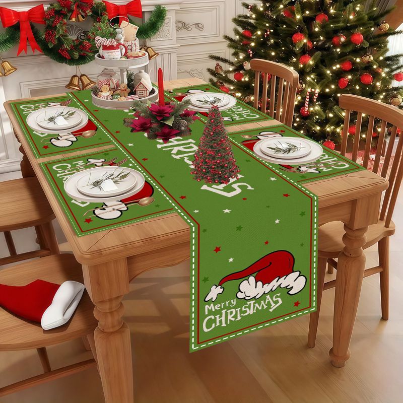 VIKAMA Set di Tovagliette e Ru - Christmas Table Runner recensione e prezzo