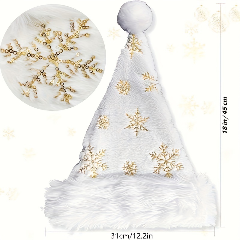 Cappello da Babbo Natale Bianc - Santa Hat Plush recensione e prezzo