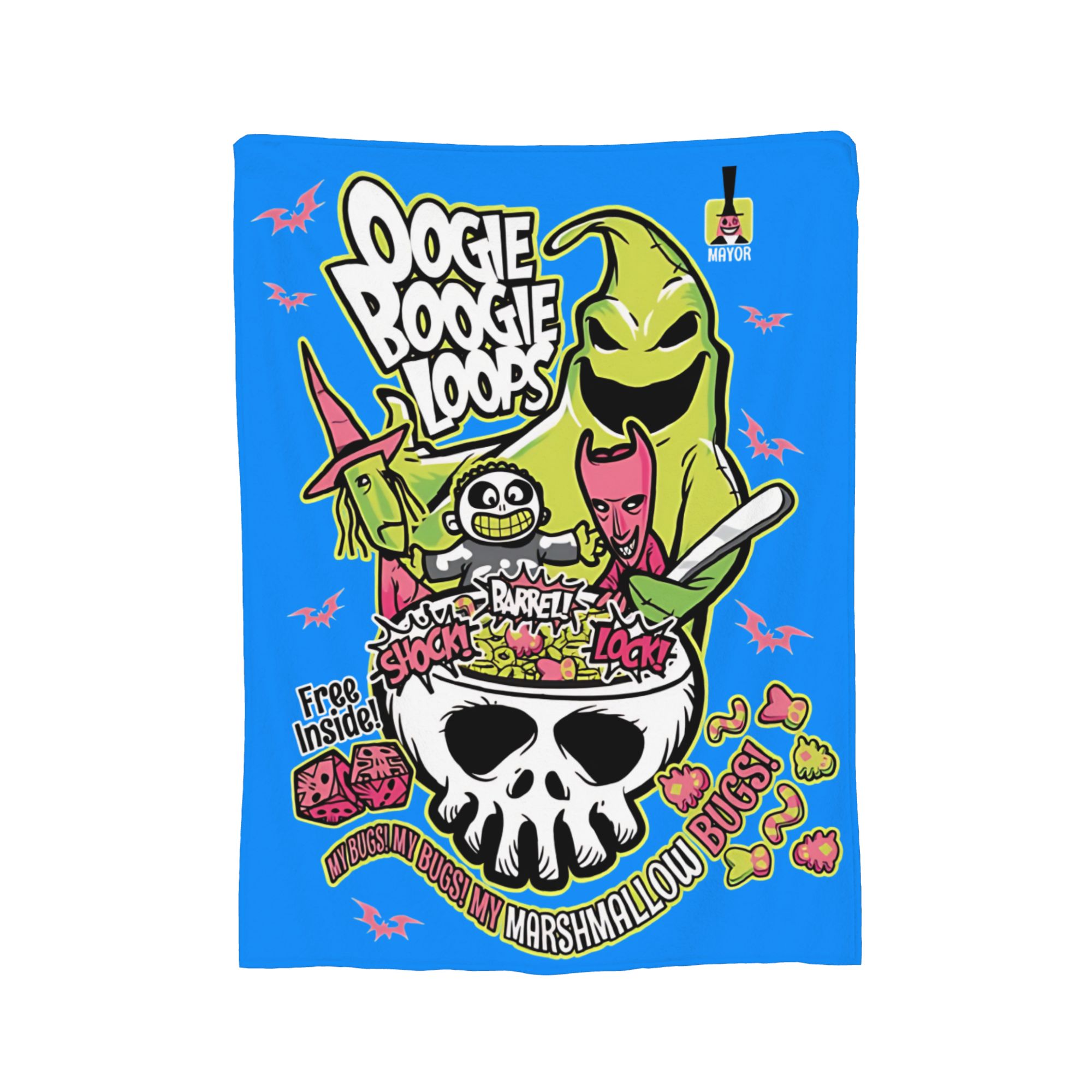 Coperta in pile corallo Oogie  - Christmas Throw Blanket recensione e prezzo